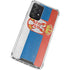 Serbia Flag Distressed Galaxy A72 5G Clear Case